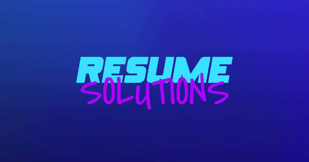 Resume Solutions
